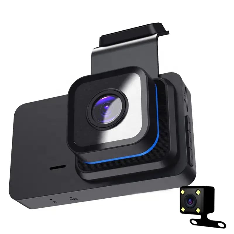 TECHDASH Dual Channel Dash Camera - 2K Video | Front and Rear Cameras | WiFi | GPS Logger | Emergency Recording, Night Vision, Back Parking Assistance | 1 TB Sd Card Supported Dashboard Cam