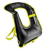 Haga que el Esnórquel Sea Mucho Más Fácil: Este chaleco inflable puede brindarle más confianza para explorar en el agua, tanto ideal para principiantes como para un buen nadador.