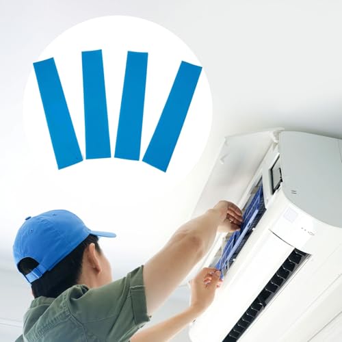 Volakebeing Paquete de 4 filtros de aire acondicionado de repuesto compatibles con Mitsubishi Electric Split AC MSY-GE24NA MSY-GL24 MAC-2310FT-E, almohadillas de filtro HVAC de esponja de poliuretano
