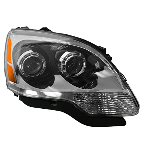 Image of TRQ Passenger Side Headlight Assembly Halogen Compatible with 2008-2012 GMC Acadia GM2503358