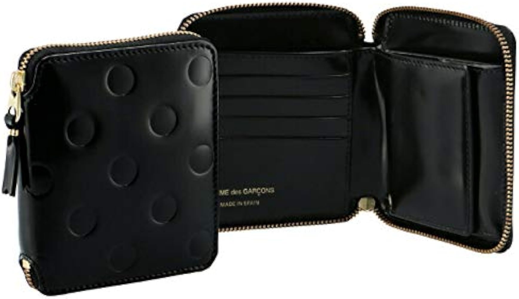 定価約3万円 COMME des GARCONS EMBOSSED BLACK Black Embossed Roots Group Wallet (3100ERB) – COMME des GARÇONS