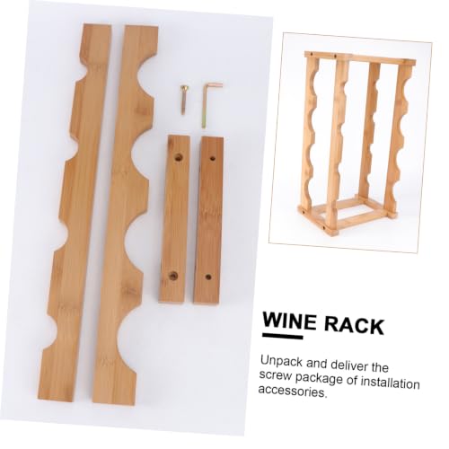 Soporte para botellas de vino doble capa moderno miniatura 3