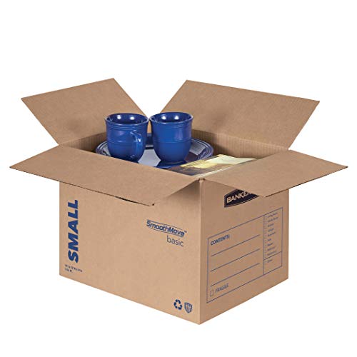 Bankers Box SmoothMove Basic Moving Boxes, Small, 16 x 12 x 12 Inches, 15 Pack (7713802),Brown by Bankers Box - Image 3