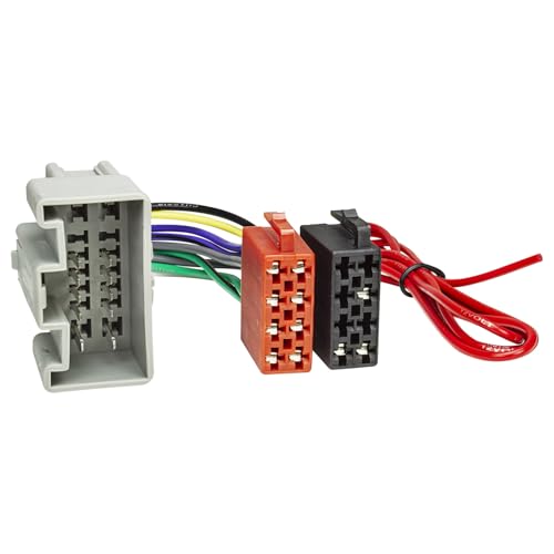 tomzz Audio 7015-004 Câble Adaptateur Radio Compatible avec Ford Fiesta Landrover Volvo C30 C70 S40 V0 XC90 sur 16pins Norme ISO