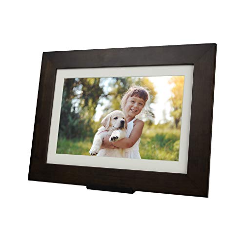 image for Brookstone PhotoShare Friends and Family Smart Frame, Digital Picture,