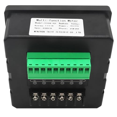 Moniteur de consommation triphasé 400V LCD RS485 pour suivre watts et ampères