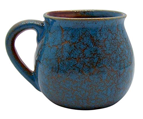 Taza Wowser 16 oz con diseño de tortugas azul y marrón miniatura 2