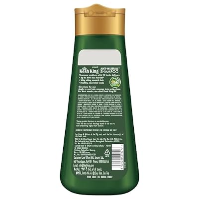 KESH KING Anti Hairfall Shampoo | with 21 Ayurvedic Herbs & Aloe Vera | Provides Healthy Nourished Scalp | for Shiny & Smooth Hair | 6.76 Fl Oz/200ml