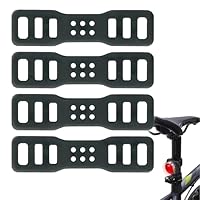 5 Stück Fahrrad Silikonband, für Fahrradlicht Set Fahrrad Rücklicht Rücklicht Fahrrad Fahrrad Lichter Led Fahrrad Stretch Gummiringe Taschenlampe Gummiband Halterung, Fahrrad Befestigungsband Silikon