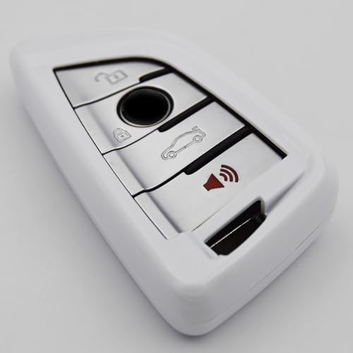 Coque de clé pour BMW M Series X3 M4 haut de gamme étui de protection finition carbone brillant