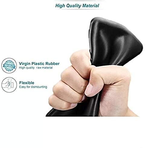 Image of Mobile Back Cover Case for Oppo Reno 3 Pro (Silicone Case|CameraProtection|Black SC1510)