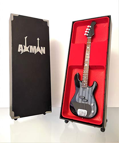 Geezer Butler (Black Sabbath) Lakland Signature Bass – réplica de guitarra en miniatura