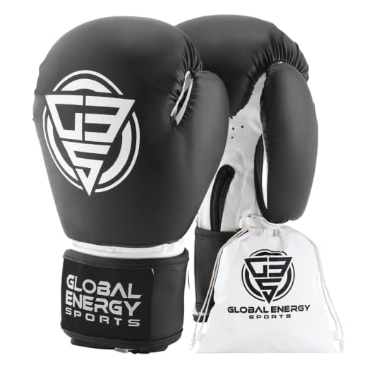 Global Energy Sports Boxhandschuhe Männer mit bombenfesten Nähten in Allen Größen (Boxen, Kickboxen, Sparring)