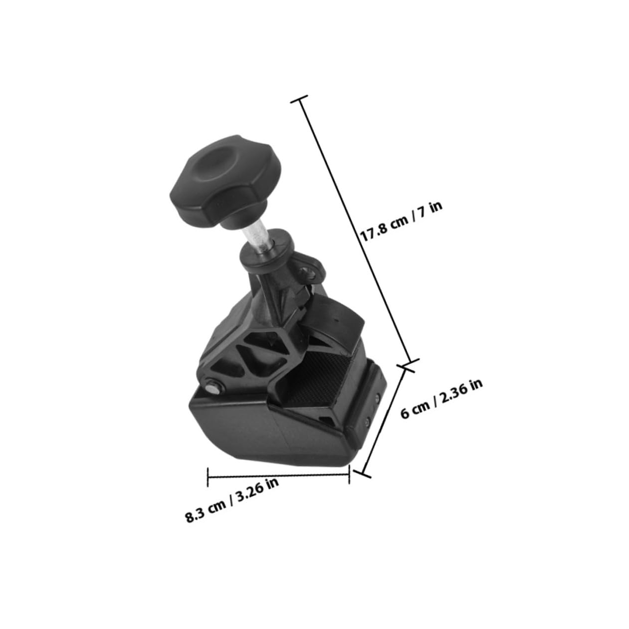 2pezzi Attrezzo per Pneumatici Nero in Plastica Compatto | Officina Professionale e Meccanici Fai-da-te, Portatile, Design Salvaspazio, per Gomme Auto