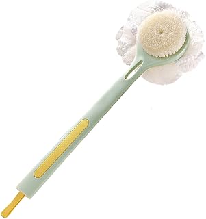PLAFOPE Escova Traseira Para Chuveiro Escova De Banho Escova Traseira Para Chuveiro Para Mulheres Esfoliante Corporal Escova Traseira Chuveiro Escova Esfoliante Pp Cabo Longo