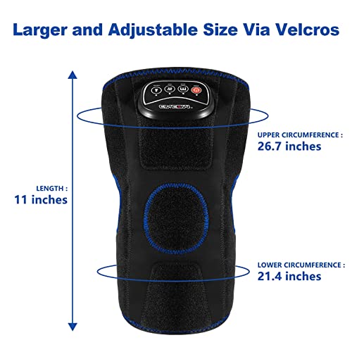 Image of CINCOM Knee Massager with Heat, Air Compression Knee Massager for Relief of Minor Muscle Aches and Pains, 3 Modes & 3 Intensities (A Pair)