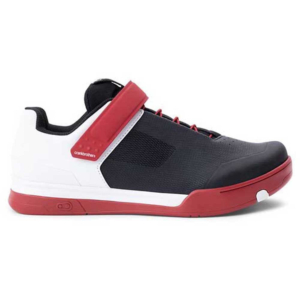 Crankbrothers Mallet Speed Lace Cycling Shoes, Red/Black/White, UK 5.5 / EU 39