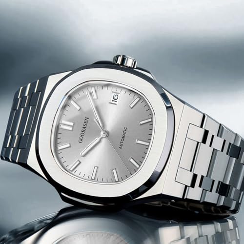 Image of Mens Classic Square Quartz Watches Imitation Mechanical Watches