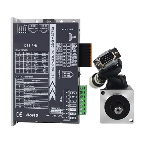 Kit servomoteur cc 24V 100W 3000rpm pour motorisation de précision CANopen