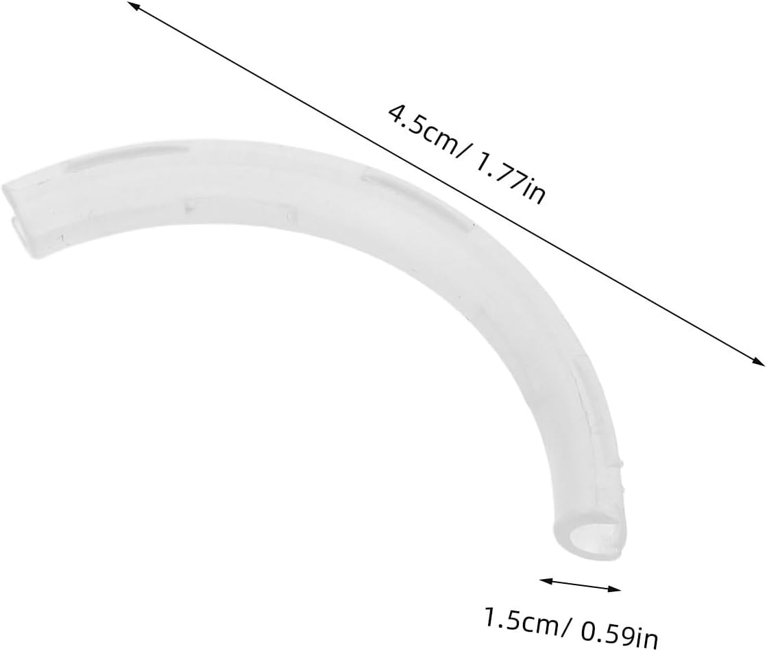 100pcs Clothes Hanger Metal Hook Sleeves - Clear Plastic Hook Wear-Resistant Plastic Protectors - Metal Hangers Wire Procteive Covers 0.6" X 1.8"