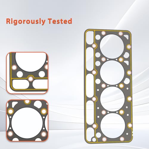 Image of labwork Cylinder Head Gasket 19077-03310 Replacement for Kubota V2203 V2403 | Replacement for 6655159