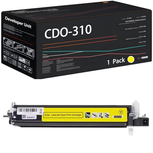CDO-310 Developer Unit Compatible for Pantum CM7107DN CP2507DN Plus Printers, with Chip, High Yield 225000 Pages, High-Definition Printing (1 Pack Yellow)