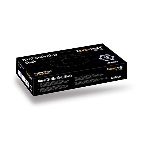 Nitrile Industrial Gloves, Diamond Texture for Enhanced Grip Non-Sterile, Hypoallergenic, Ambidextrous