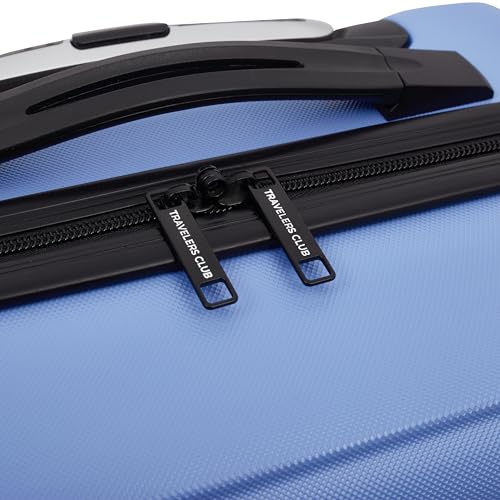 Image of Travelers Club Skyline 22 inch Carry-On Spinner Luggage, Skyline Blue