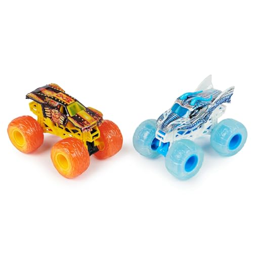 Monster JAM Truck Walmart Exclusive FIRE & ICE MAX-D & Dragon