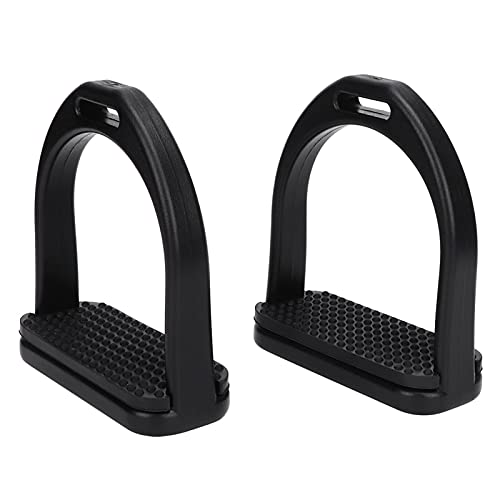 Denash Stirrups, High Strength Plastic Nonslip Stirrups Horse Tool Horse Stirrups, for Horse Pad Rubber Horse Pad Horse Tool Horse Accessories (15.3x38.1x3.8cm/6x15x1.5in)