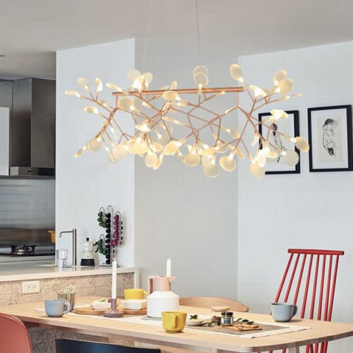 Kroonluchters, 4-Light boerderij Rustieke kroonluchter Lichtpunt, Rechthoekige Kroonluchter Armaturen Hanglamp Verlichting Metaal Vintage Industrieel Modern Indoor Deuropening Eetkamer Magazijn Gang