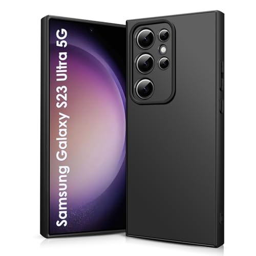ICEDIO Hülle für Samsung Galaxy S23 Ultra 5G 6,8 Zoll, Ultra Dünn Flüssig Silikon Handyhülle, Weiche Stoßfeste Kratzfest...