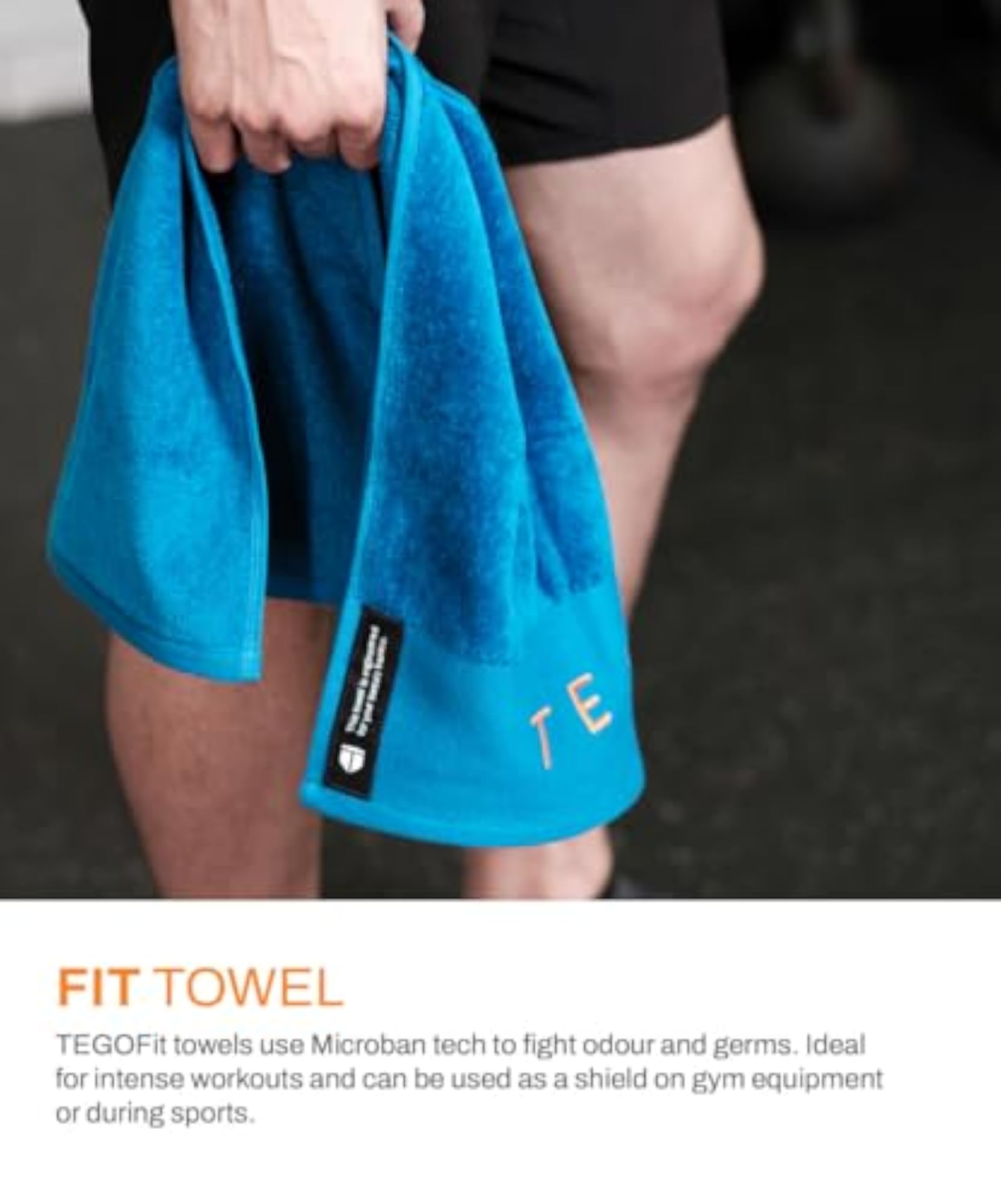 Fit Anti-Microbial Gym Towel, 600 GSM