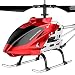 RC Helicopter, S37 Aircraft with Altitude hold,3.5 Channel, Sturdy Alloy Material, Gyro Stabilizer and High &Low Speed, Multi-Protection Drone for Kids and Beginners to Play outdoor-Red 【Biggest Size】