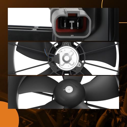 Image of maXpeedingrods Left Side Radiator Cooling Fan for Honda CR-V 2002-2006, for Honda Element 2003-2011 HO3115116 19015PNB003 19015PZDA01
