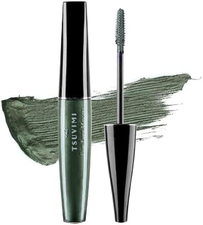 TSUVIMI Ever Long Mascara, Color Mascara, Long Lasting Mascara (Olive Green)