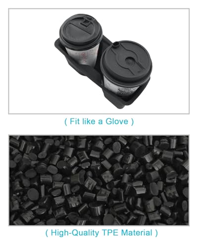 Image of CDEFG 2PCS for 2024 2025 2026 Toyota Grand Highlander Center Console Organizer Middle Console Storage Cup Holders for 2025 2026 Toyota Grand Highlander Hybrid Accessories