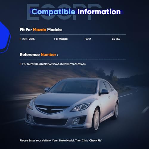 Image of ECCPP AC Compressor Direct Fit for Mazda 2 L4 1.5L 2011-2015