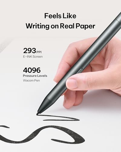 AINOTE Air 2 Bundle - Black Folio Case, 8.2-inch AI Note-Taking Tablet Writing Paper Tablets, Digital Notebook with Pen, Voice-to-Text Transcription, Multi-Languages Chatgpt Support