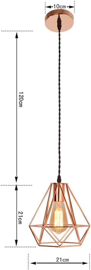 Lampes suspendues minimalistes en métal avec abat-jour moderne - 4