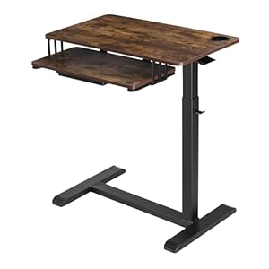 ETHU Betttisch mit Rollen, höhenverstellbar