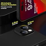 memumi Etui do iPhone 15 (2 camera holes), UltraCienka 0,3 mm i Lekka, Matowe Wykończenie [Antypoślizgowe, Odporne na Zarysowania] Kompatybilne z iPhone 15 (6,1 cala)- Czarny
