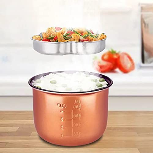 erzhuizi Mini Reiskocher mit Dampfgar Klein Multikocher Reiskocher Perfekt für Eine Oder Zwei Personen – Bild 3