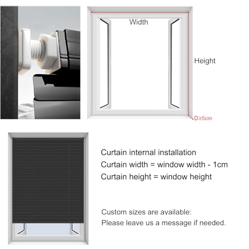 Persianas venecianas de aluminio sin taladro para ventanas sin obras 3