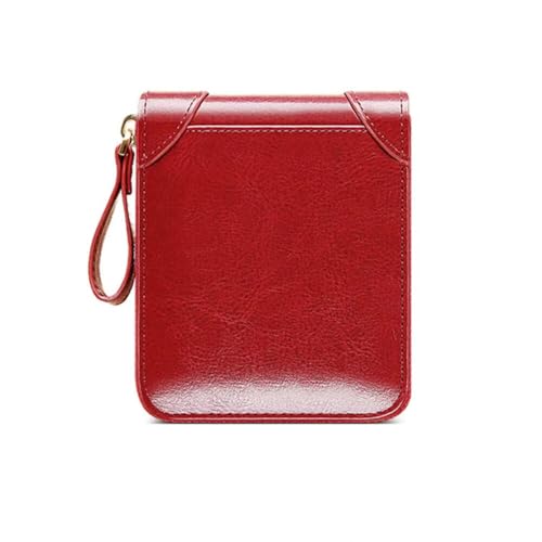 Fashion Genuine Leather Women Wallet Short Zipper Credit Card Holder Driving License Card Wallet Brand Luxury Wallets for Women3