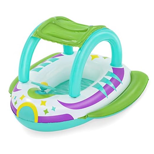 Bestway Space Splash Kinder-Schlauchboot 107 x 112 cm