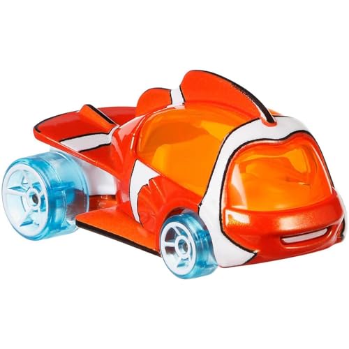 Hot Wheels Disney voiture Nemo 5,5 cm orange jouet enfant et mini véhicule de course