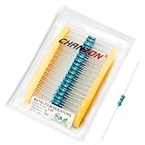 Chanzon 100pcs 1/2W (0.5W)75Ω ohm Metal Film Fixed Resistor 0.01 ±1% Tolerance 75 R MF Through Hole Resistors Current Limiting Rohs Certificated