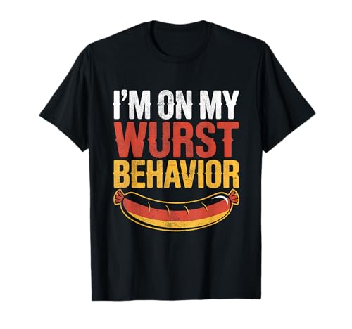 On My Wurst Behavior Oktoberfest Funny German American Humor T�V���c