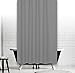 Produktbild TEXTIL DUSCHVORHANG HELLGRAU 240x180 cm INKL. QUALITÄTSRINGE GRAU 240 x 180! SHOWER CURTAIN LIGHT GREY!